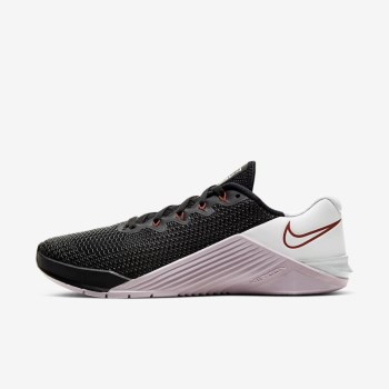 Nike Metcon 5 - Női Edzőcipő - Fekete/Fehér/Piros